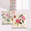 Coussin classique en lin pour étui, coussin brodé de fleurs-UN 6