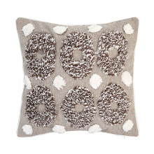 Housse de coussin tissée touffetée style Boho, coussin-1