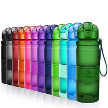 Zounich Best Sports Water Bottle Leak Proof 1L/700ml/500ml/400ml BPA Free Tritan Drink Bottles|Kids,Adults,Gym,School,Sport,Cycling| with Times to Dr