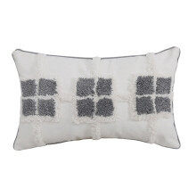 Housse de coussin touffetée style Boho, coussin lombaire, taie-4
