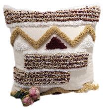 Nordic Throw Pillow Cover Tribal Bohemian Tufted-Pillowcase 1