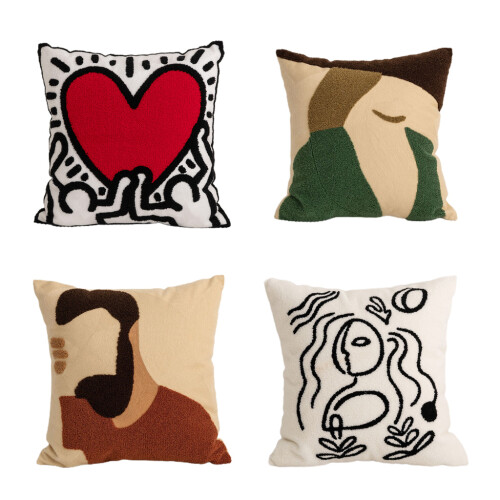 Nordic Tufted Throw Pillow for Case Morocan Multicolor-MrRolla 1