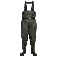 DrFish Fishing Waders Include Simple Repair Kit Waterpoof Chest Waders With Boots for Man Women Crosswater with Belts for Fly Coarse Carp Fishing Ga