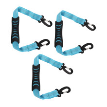 Nylon Skate- und Snowboard-Schuh-Leine Set, 3 Stück, Einfach zu tragender Tragegurt, Tragestraps, Blau