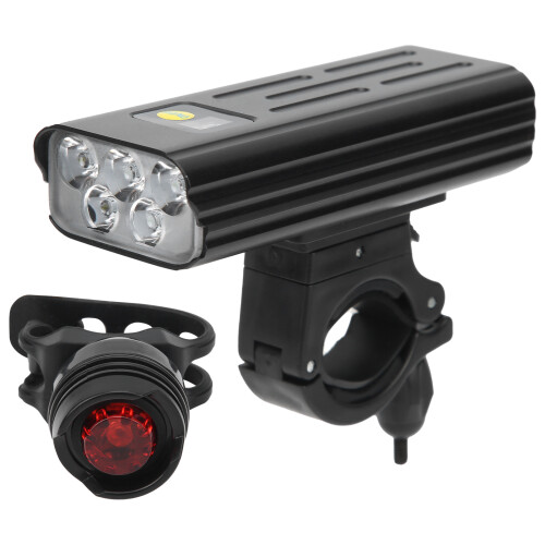 Επαναφορτιζόμενα φώτα ποδηλάτου USB LED, πίσω φως ποδηλάτου, αδιάβροχο, ορατότητα 180 2