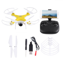 FPV Drone With Camera For Beginners, 2.4Ghz RC Quadcopter With Altitude Hold Headless Mode And LED Lights For Kids Adults, Easy To Use Foldable Drones