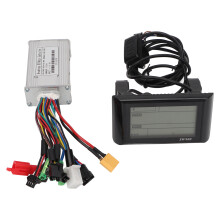 Contrôleur de moteur sans balais, fonction d'auto-apprentissage, contrôleur sinusoïdal 3 modes pour kit de vélo électrique à monter soi-même,