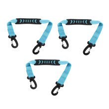 Nylon Skate Shoe Carrier Straps for Roller Skates Snowboard Boots 3 Pack Blue