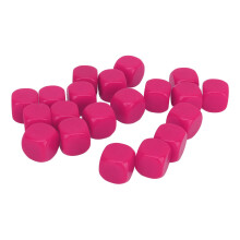 Multifunktionales 16mm Rosenrot-Würfel-Set – 20 Stück für Unterricht und Spiele
