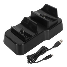 Fast Charging Battery Charger for PS3 and Joy Con Controllers, Charging Dock with Built in IC Chip, Easy to Use LED Indicator Lightweight Design