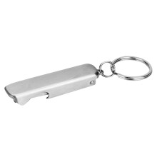 Nagelknipper met sleutelhanger en flesopener, handig 2-in-1 ontwerp, opvouwbare roestvrijstalen multitool, draagbaar verzorgingsaccessoire, duurzaam