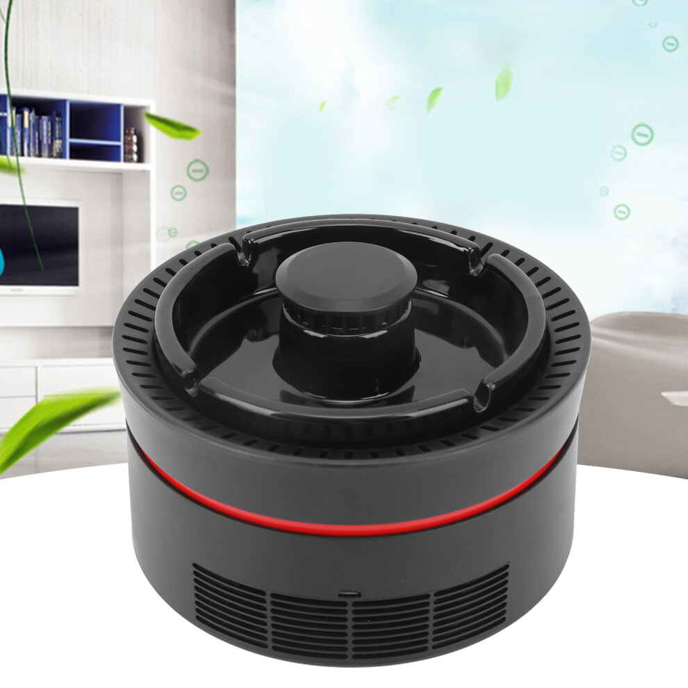 Smokeless Ashtray Indoor, Air Purifier Ashtray with HEPA Filters for Home Office Car, Multifunctional USB Rechargeable Cigarette Smoke Absorber with