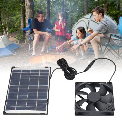 Portable Solar Charger Panel, Waterproof High Conversion Efficiency Polysilicon 6W 12V Solar Panel with DC5521 Output USB Regulator for Outdoor 2
