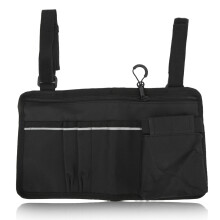 Aufbewahrungstasche für die Armlehnen von Rollstühlen, einfach zu montierender, wasserdichter Organizer mit doppelt genähten Nähten aus
