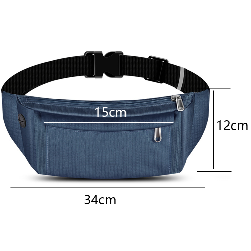 Πολυχρηστικό Τσαντάκι μέσης Crossbody, Ρυθμιζόμενο λουράκι, Αδιάβροχο ύφασμα για 1