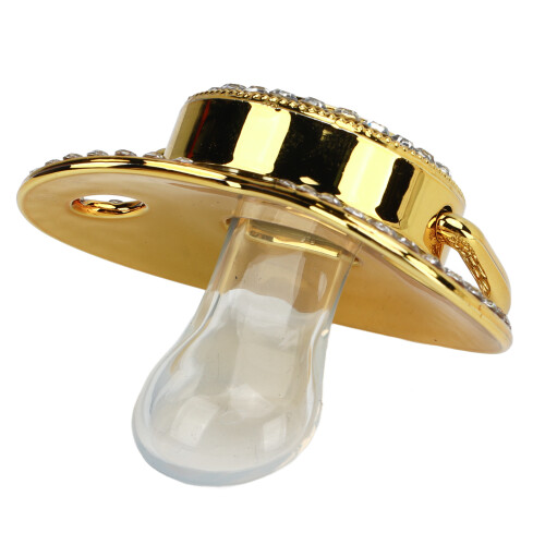 Πιπίλα μωρού Bling, μαλακή ελαφριά πιπίλα μωρού με κλιπ για νεογέννητα, μονοκόμματη 2