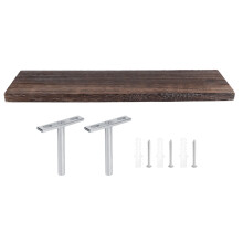 Floating Shelves for Wall, Stylish Rustic Design, Wood Wall Mounted Shelves with Vintage Farmhouse Aesthetic, Multi-Use Display and Storage Shelf for
