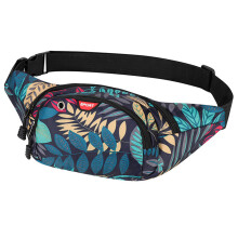 Crossbody Fanny Pack for Men & Women, Adjustable Strap Waterproof Nylon Waist Bag with Large Capacity for Outdoor Activities