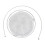 White Circular Iron Frame Butterfly Cage, 21cm Diameter, Lightweight 2