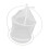 White Circular Iron Frame Butterfly Cage, 21cm Diameter, Lightweight 8