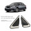 Car Front Left Fender Cover ABS for Sentra 2013-2019 Replacement 7