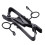 15 Pcs Ring  7.5 mm Microphone Clip Holder Tie Clip Collar Clip Practical (Black) 5
