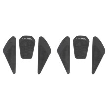 4X Motorcycle Tank Rubber Sticker Protector Sheath Knee Tank Pad for REBEL500 REBEL300 REBEL CMX 500 CM500 CM300