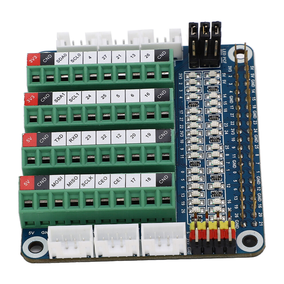 Sensor Expansion Board For 4B 3B Cm4 Pcf8591 Led Gpio Gpio Io Port 6921371079553