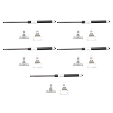 5X Under Pressure 50Kg Bed Hydraulic Hinge Force Lift Support Furniture Gas Spring Cabinet Door Kitchen Cupboard Hinges