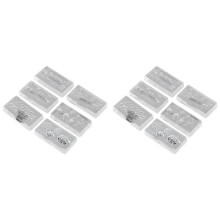 12pcs Fashion Durable 3D Silica Gel Mold for Nail Art DIY Decoration Design