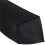 5X Men Solid Black Polyester Zip  Necktie Smooth Zipper Tie 5