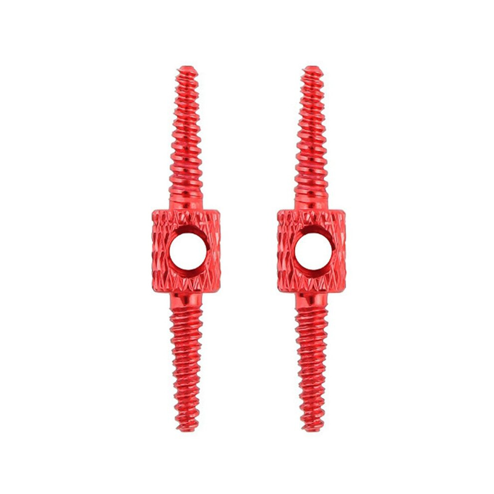 2X Mountain Bike Brake Tube Connector Variable Speed Tubing Through Connector Bicycle Cable Wiring Tool Red 6034059597307