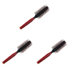 3X Professional Wavy Curly Hair Brush Comb Hair Care Pin Cushion Roll Round Comb