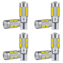 8 STÜCKE W5W T10 12V 6000K 5630 10 SMD Auto LED Lampe Canbus Nummern Schild Keil Seitlich Drehen Singal Light Super Hell Weiß