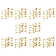 80x Ice-Cream Tea Stirring Spoons Retro Dessert Demitasse Espresso Spoons Cutlery Kitchen Tableware