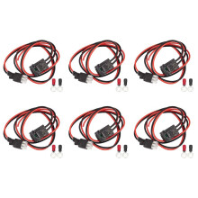 6X 30A 1M Zekering 6-Pins Kortegolf Voedingskabel voor  FT-857D FT-897D