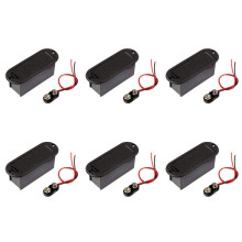6X 9V Batterijhouder voor Actieve Gitaar-Bas-Pickup