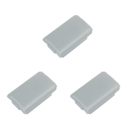 3X White Replacement Battery Shell PACK Case Cover Holder for Minisoft  Wireless Controller Game Gamepad
