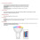 8pcs Gu10 Bulbs and 1remote Control with Memory Function 17colors Changeable Spot Ligh 4dynamic Lighting Modes Spotlight 5