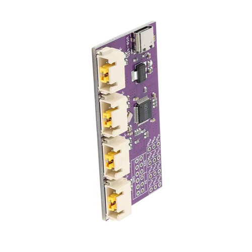 2X USB to 4 Channels Ways TTL Serial Port USB Type-C Interface 6Mbps CH344 Chip Communication Conversion Module 2