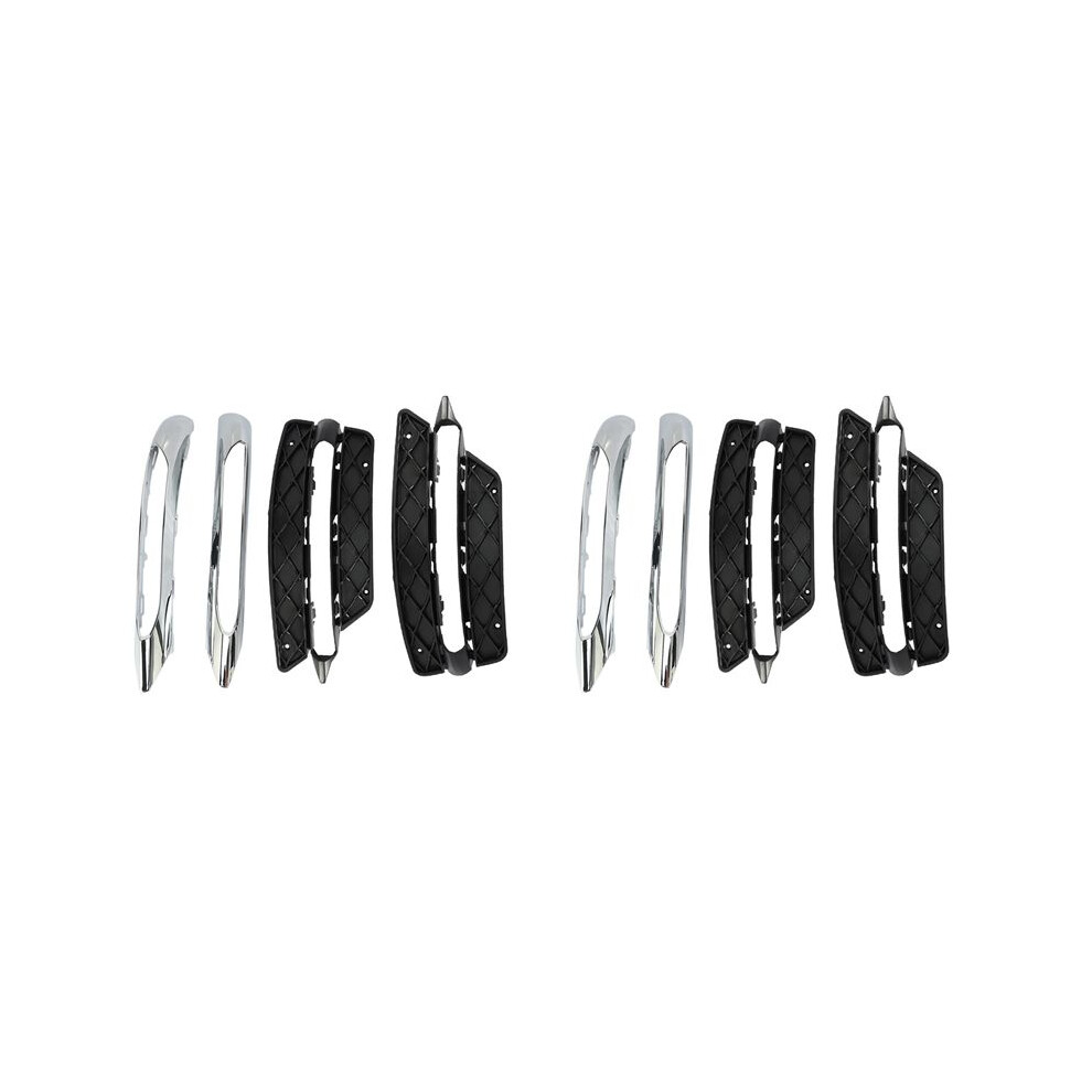 4X Front Bumper Grille 2048851353 2048851453 2048852974 2048853074 For W204 C-Class C250 C300 C350 2012-2014 6033306361654