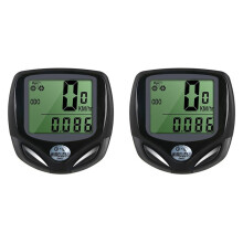 2X Bicycle Wireless Waterproof Magnet Sensor Bicycle Speedometer Digital Odometer Multifunctional Bicycle Accessories