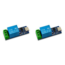 2X Module de Relais USB CC Interface TYPE-C avec Protection Contre les Surintensités Prise en Charge Du Commutateur de Contrôle Du Port Série de