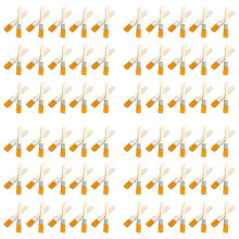 120-Piece Paint Brush Set with Wooden Handle, Brush for Cleaning and Dust Removal, Gloss Paint Brush, Oil Brush