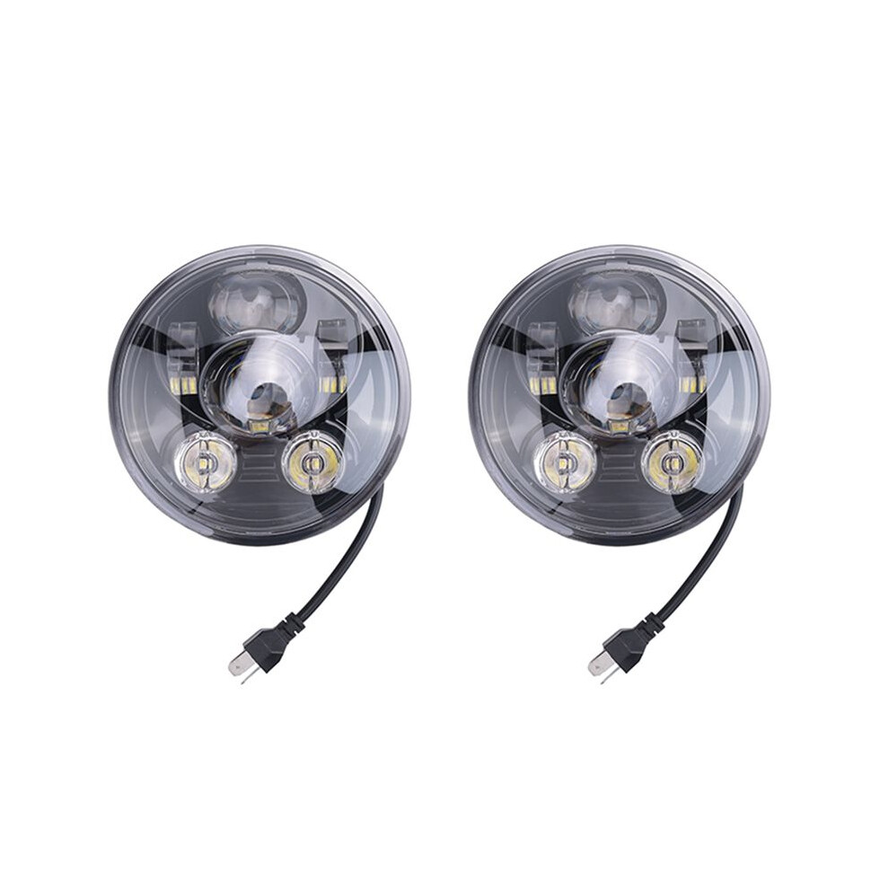 2Pcs 5.75 Inch Led Motorcycle Headlight Led Hi/Lo For Sportster 1200 883 Touring Scrambler Triple Headlight 6134128565609