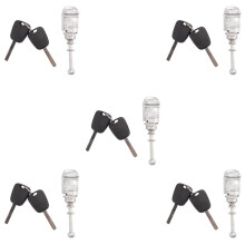 5X Front Left Door Lock Cylinder with 10 Keys for 407 C4 2004-2011 2006-2008