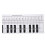 2X 88 Key Practice Keyboard Piano & Note Chart for Behind the Piano Keys,Guide Teaching Aid Note Chart 5