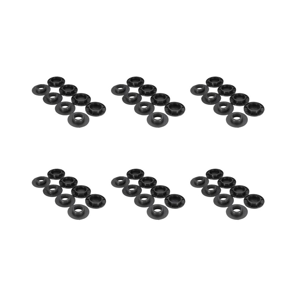 24X Car Mat Carpet Floor Fixing Clips Grips Clamps Nice For - 6680520 Black 4713298607030