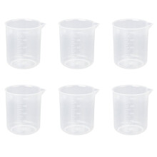 6X 500 Ml Maatbeker Transparant