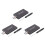 3X MSATA un USB USB 3.0 un MSATA SSD Enclosure USB3.0 un MSATA Case Hard Disk Adapter M2 SSD External HDD Box HDD Case 1
